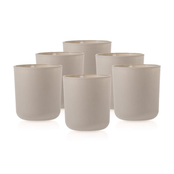Pilkas aksominis indelis 270ml
