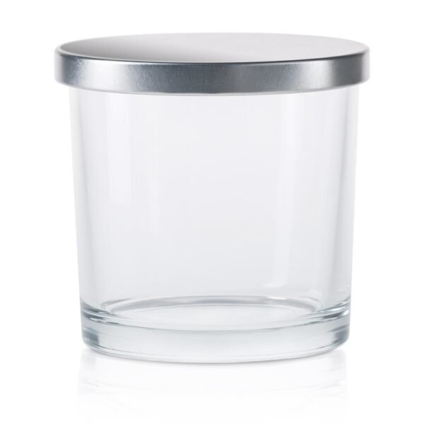 Skaidrus indelis su metaliniu dangteliu 530ml